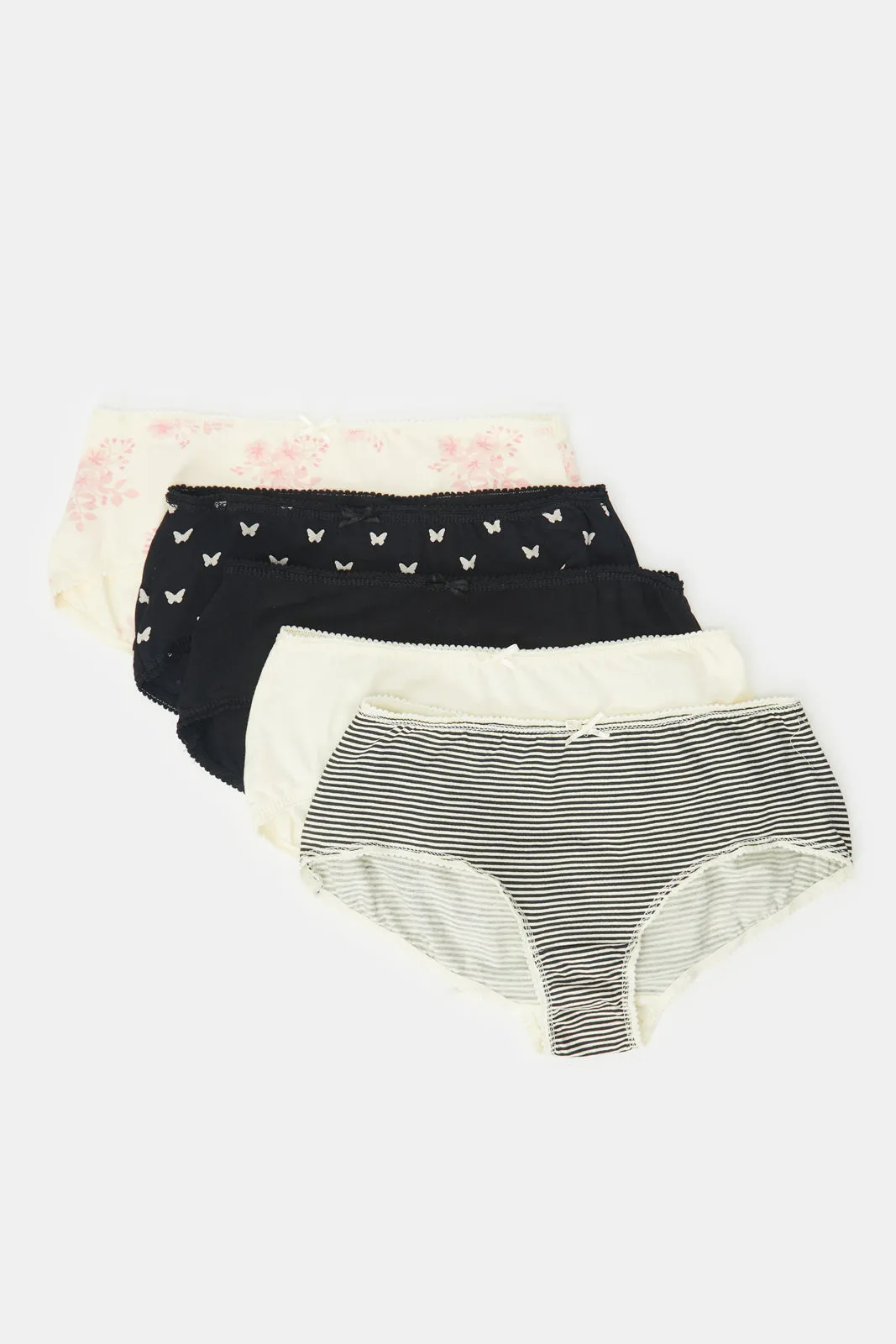 Women Assorted Boyleg Brief (Pack Of 5) sold by Redtag product image thumbnail 2