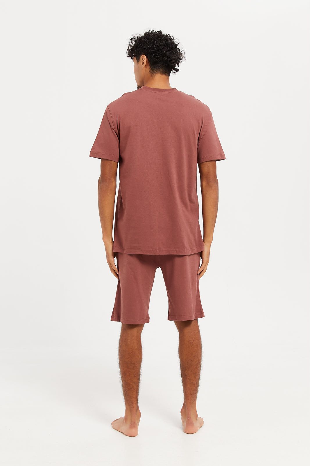 Men Burgundy Pyjama Set (2 Piece) sold by Redtag product image thumbnail 4