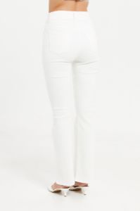 Women White High Waist Fit Flare Jeans sold by Redtag