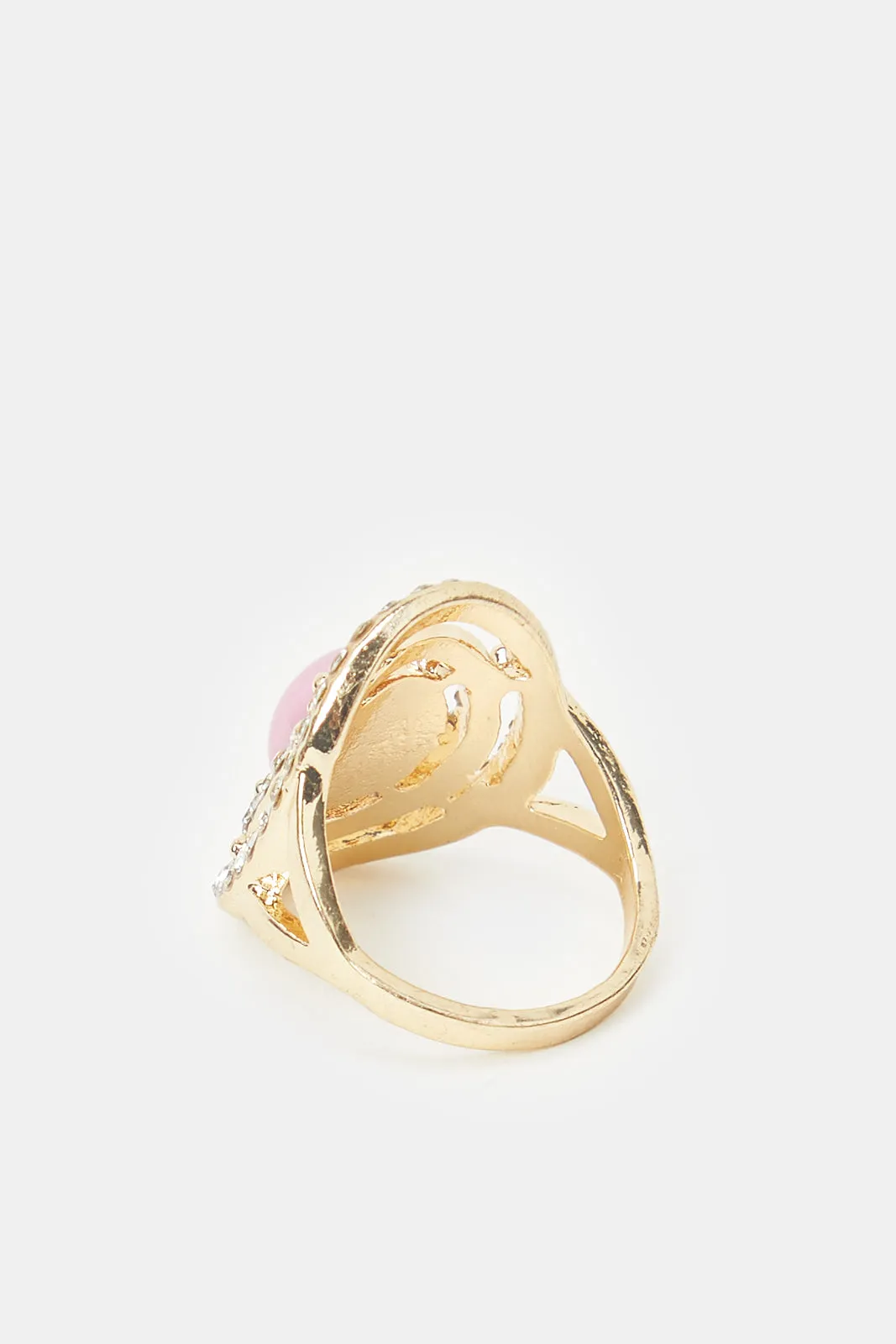 Women Gold Embellished Ring sold by Redtag product image thumbnail 3