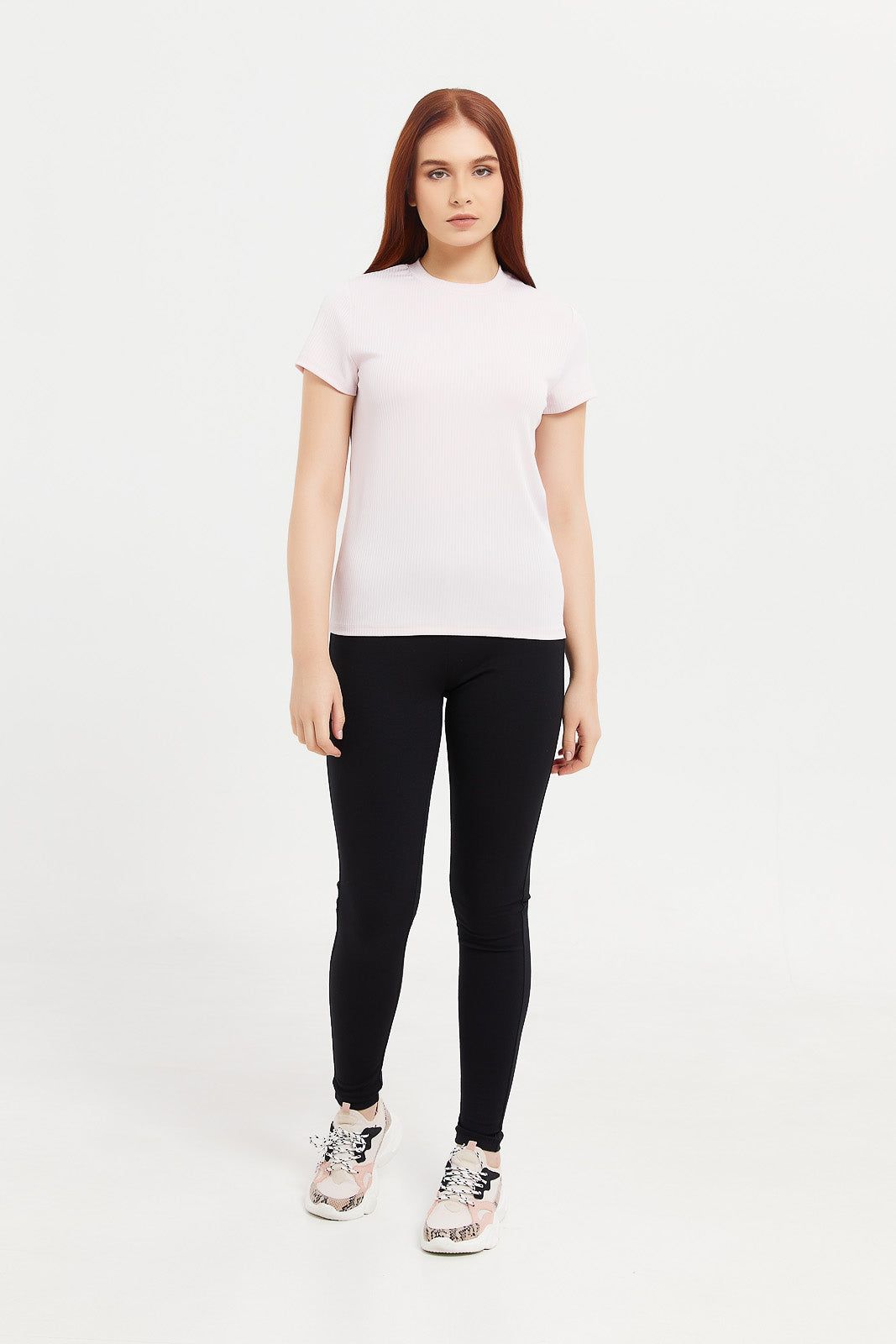 Women Pink Plain Active T-Shirt sold by Redtag product image thumbnail 2