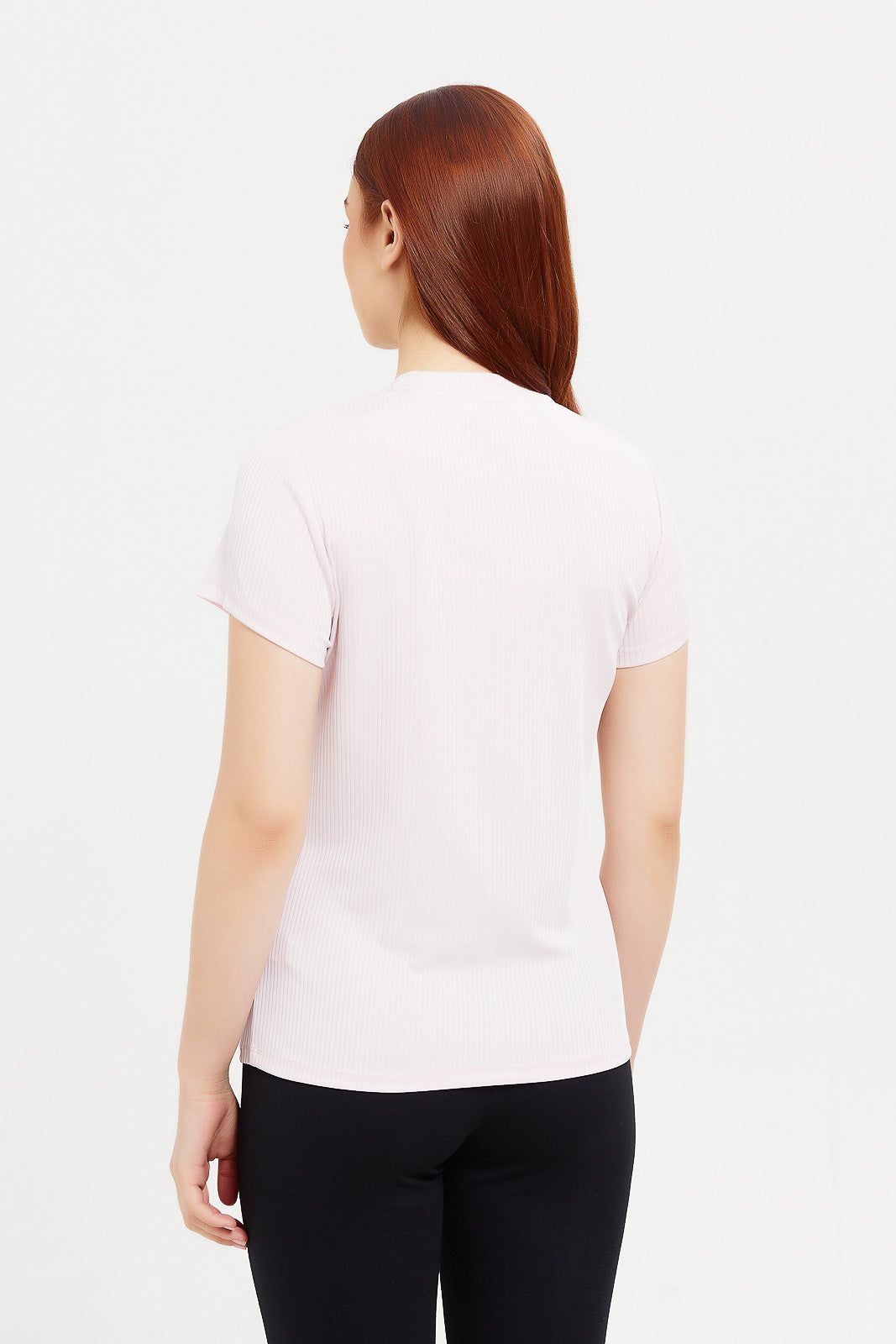 Women Pink Plain Active T-Shirt sold by Redtag product image thumbnail 3