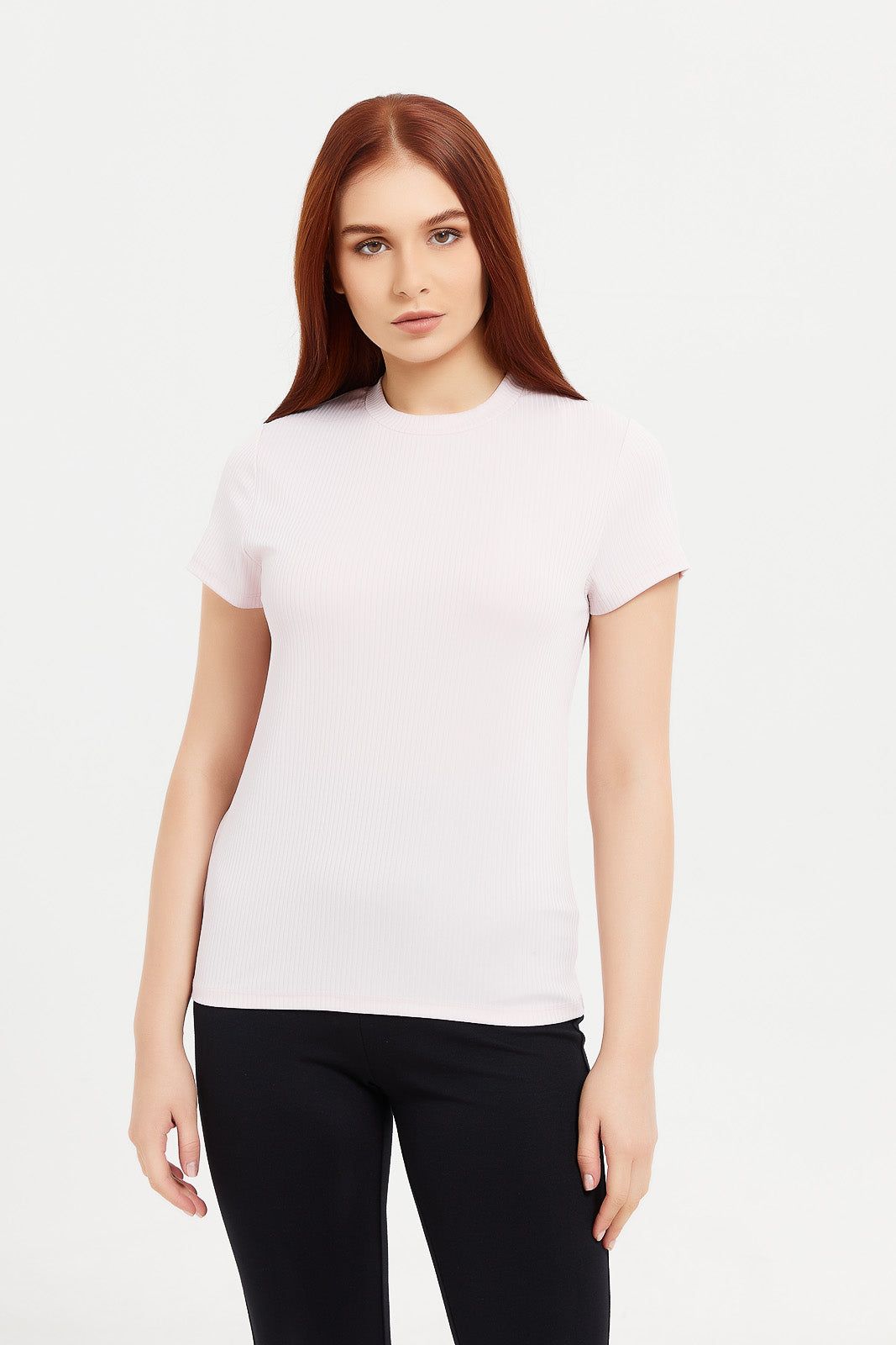 Women Pink Plain Active T-Shirt sold by Redtag