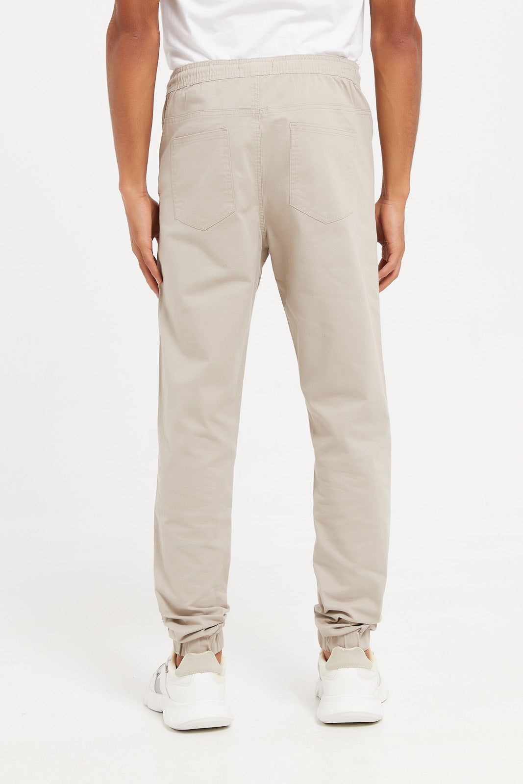 Men Beige Jogger Pants sold by Redtag product image thumbnail 3
