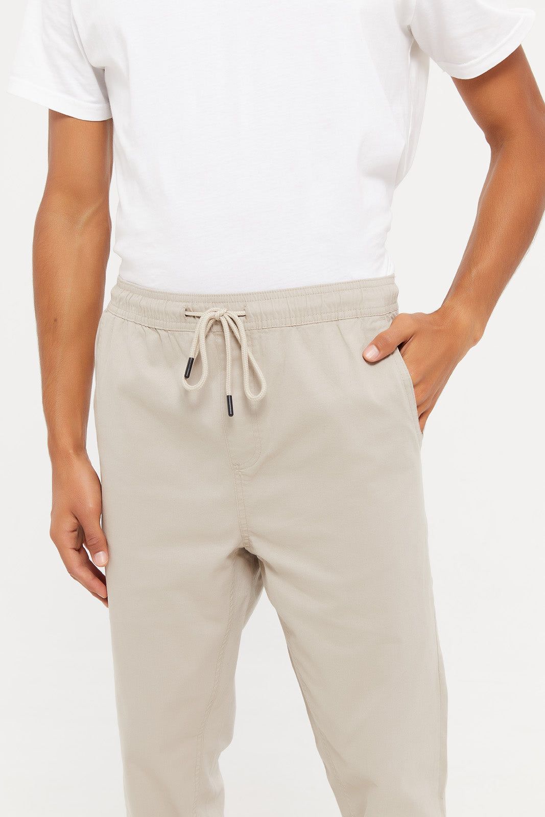 Men Beige Jogger Pants sold by Redtag product image thumbnail 4