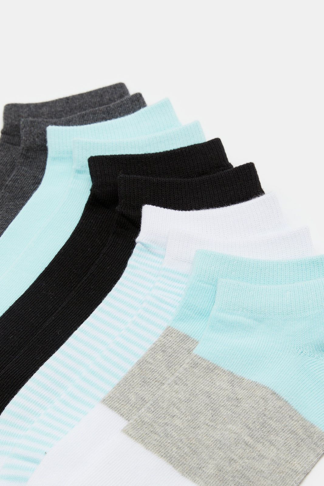 Women Multicolour Ankle Socks Pack (5 Pairs) sold by Redtag product image thumbnail 2