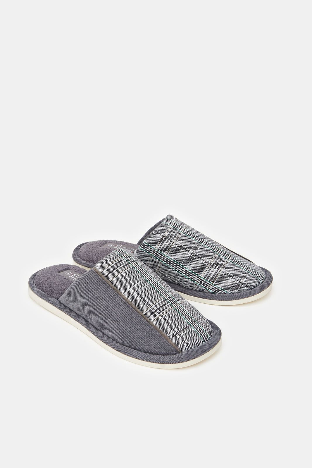 Men Grey Mule Slipper sold by Redtag product image thumbnail 2