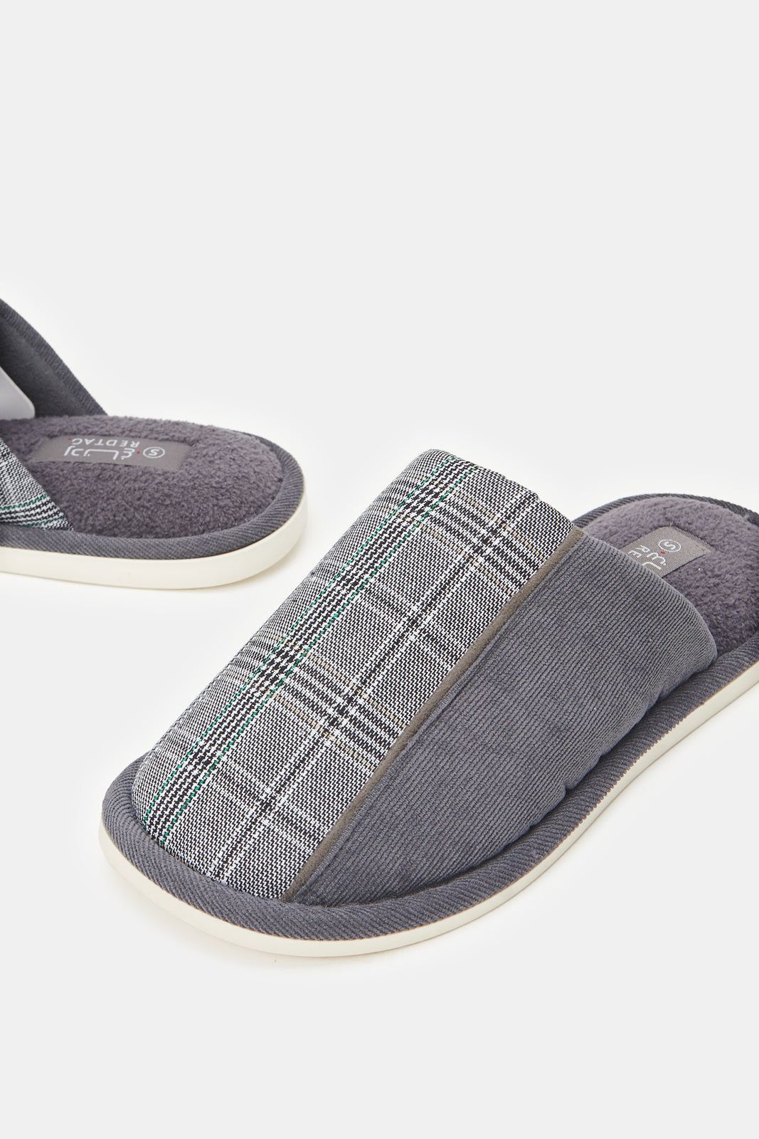 Men Grey Mule Slipper sold by Redtag product image thumbnail 3