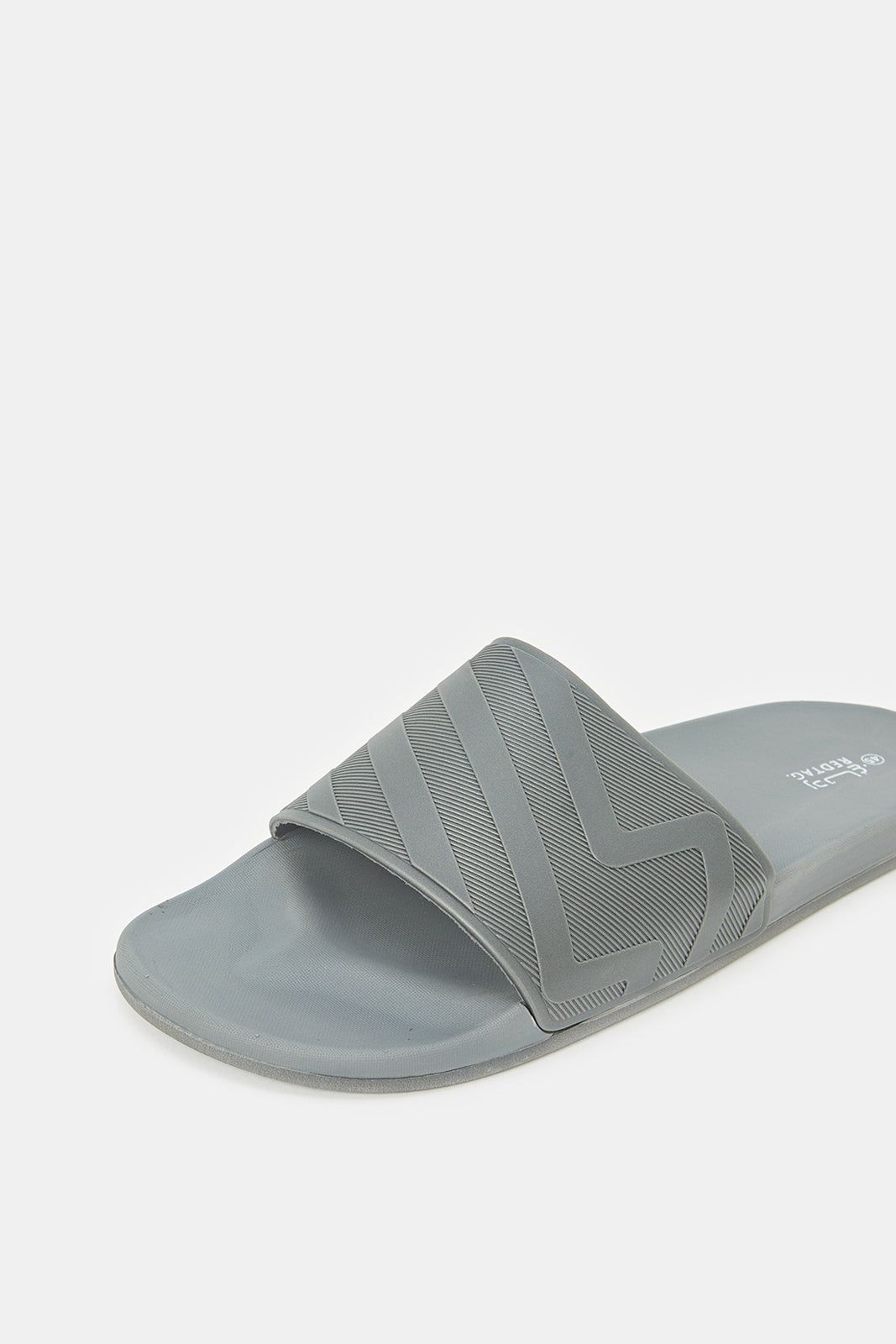 Men Grey Extra Comfort Slide sold by Redtag product image thumbnail 3