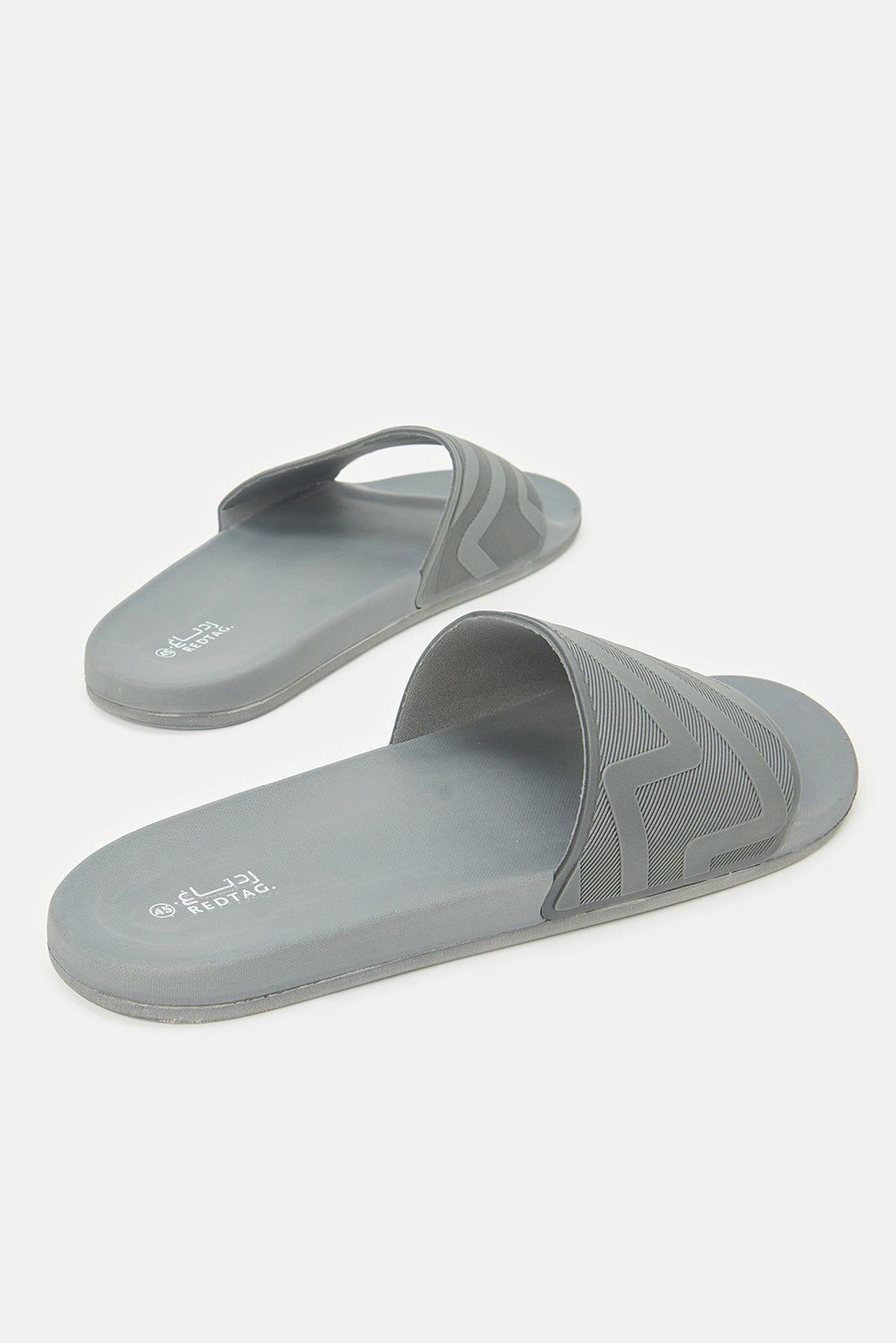 Men Grey Extra Comfort Slide sold by Redtag product image thumbnail 4