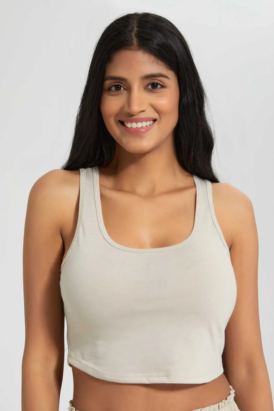 Ivory Plain Cami Set (2 Piece) sold by Redtag product image thumbnail 2