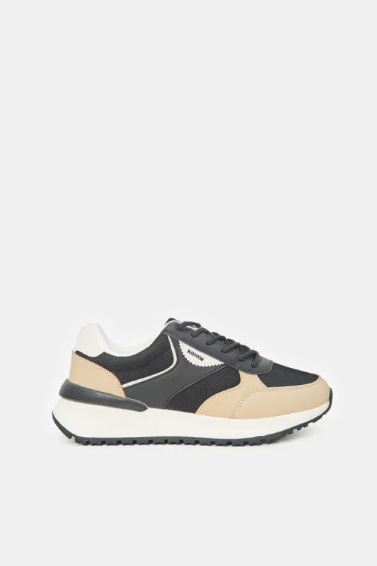 Women Assorted Lace-Up Sneakers sold by Redtag