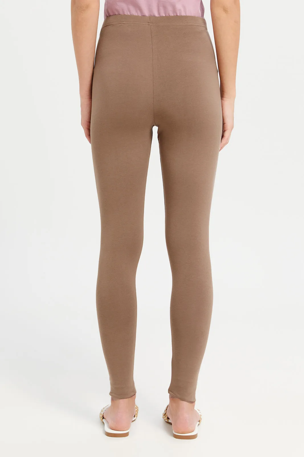 Women Assorted Plain And Printed Long Leggings Set (Pack Of 2) sold by Redtag product image thumbnail 5