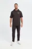 Men Burgundy Soft Touch Joggers sold by Redtag