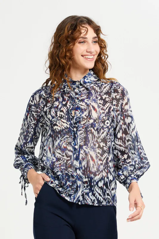 Women Assorted Long Sleeve Printed Shirt sold by Redtag