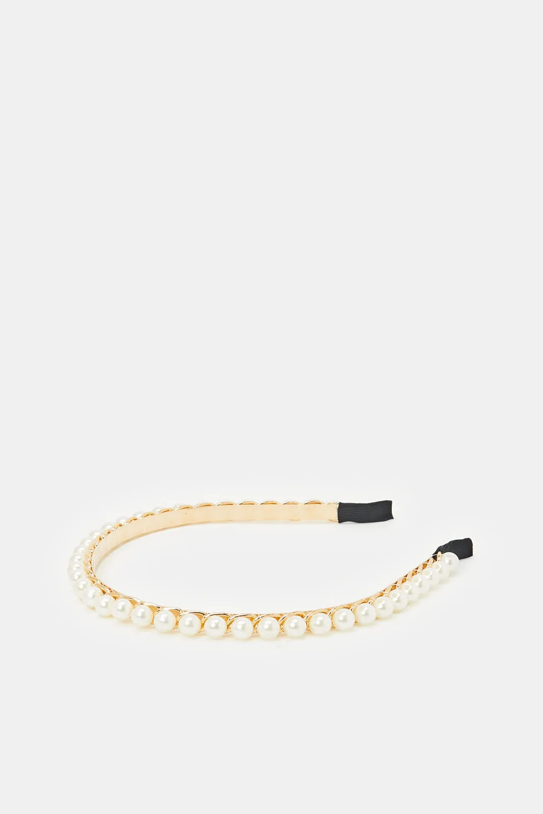 Women Gold Embellished Headbands Set (3 Piece) sold by Redtag product image thumbnail 4