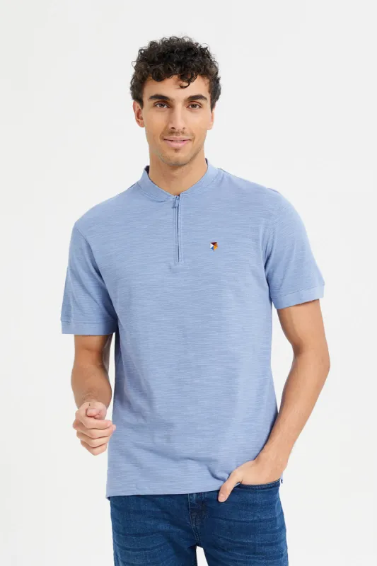 Men Lilac Polo Shirt sold by Redtag