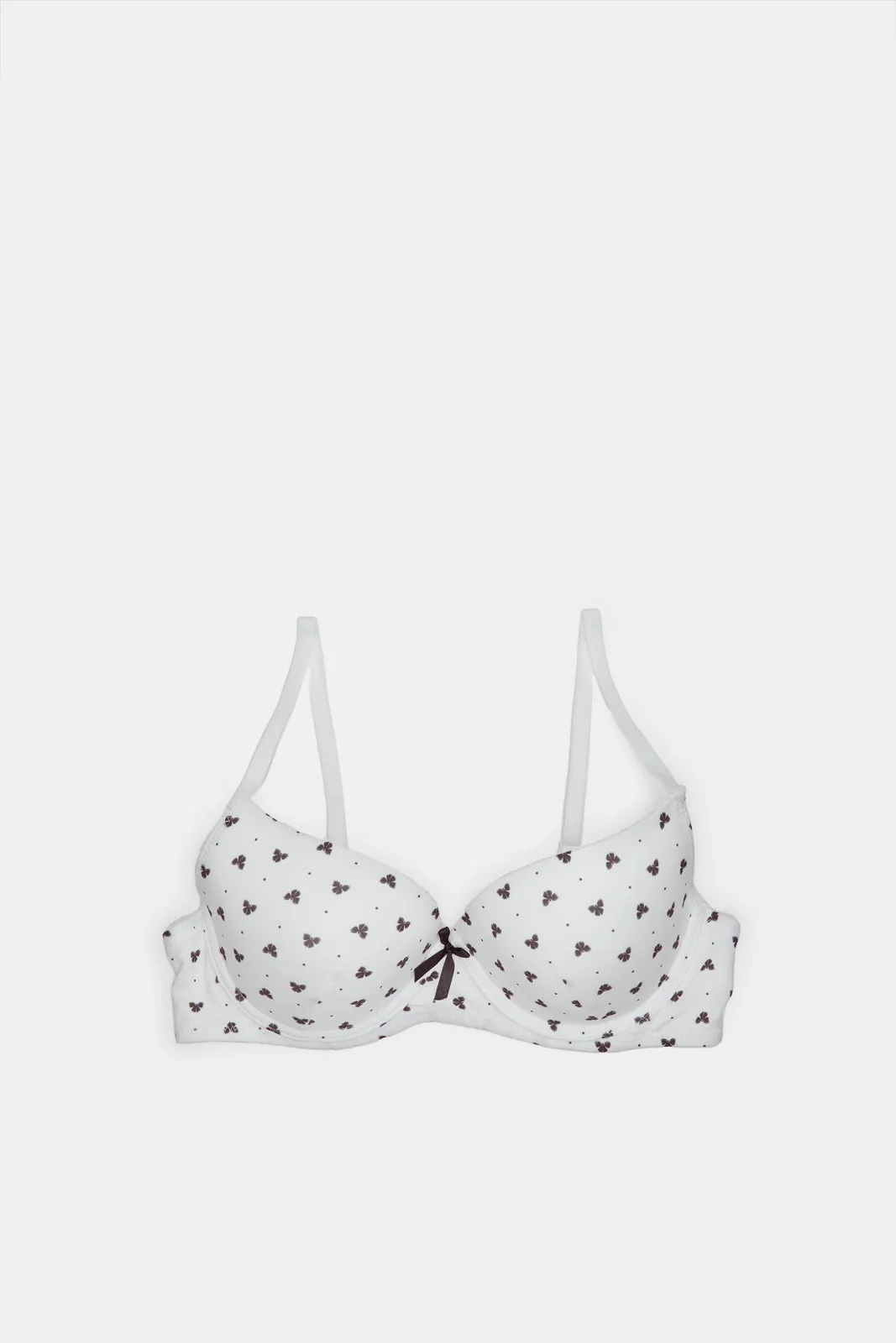 Women Black And White Bow Plunge Bras (Pack of 2) sold by Redtag product image thumbnail 5