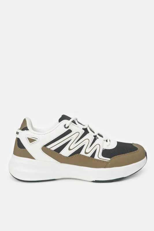 Men Assorted Color Block Sneakers sold by Redtag