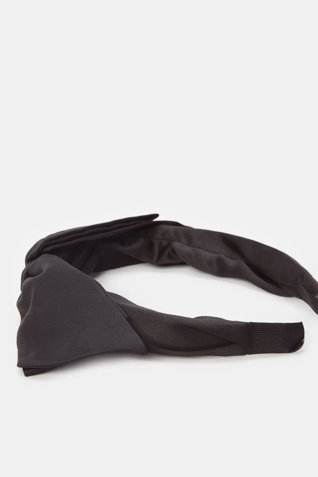 Women Black Plain Embellished Headband sold by Redtag product image thumbnail 3