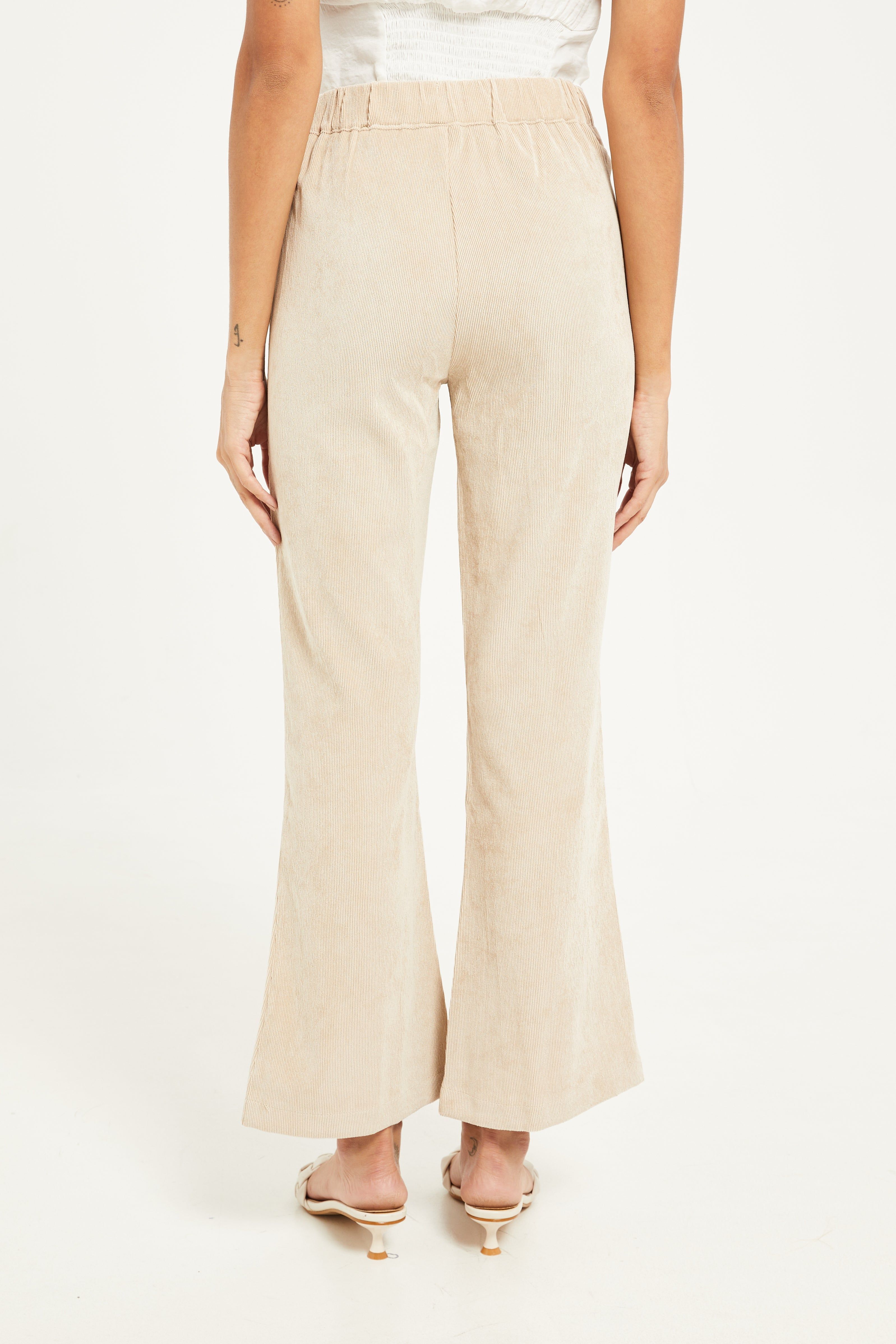 Women Beige Flare Trouser sold by Redtag product image thumbnail 3