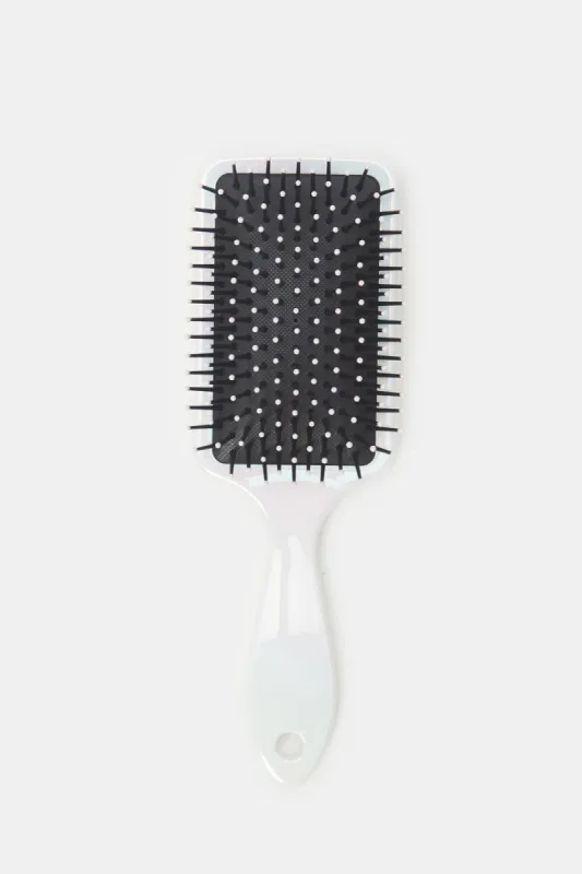Women Pink Plain Hair Brush sold by Redtag