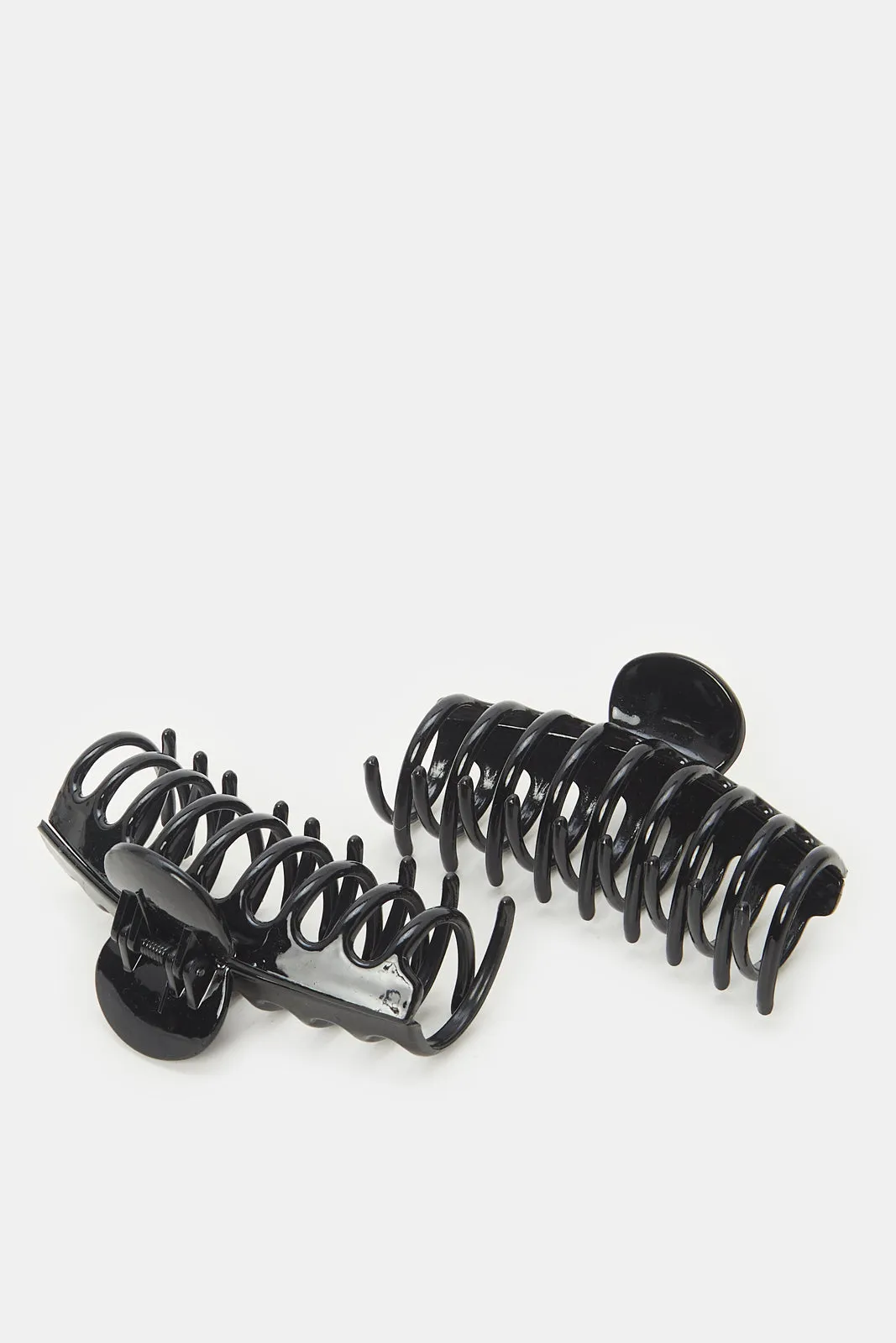 Women Black Hair Claw Set (Pack of 2) sold by Redtag product image thumbnail 3