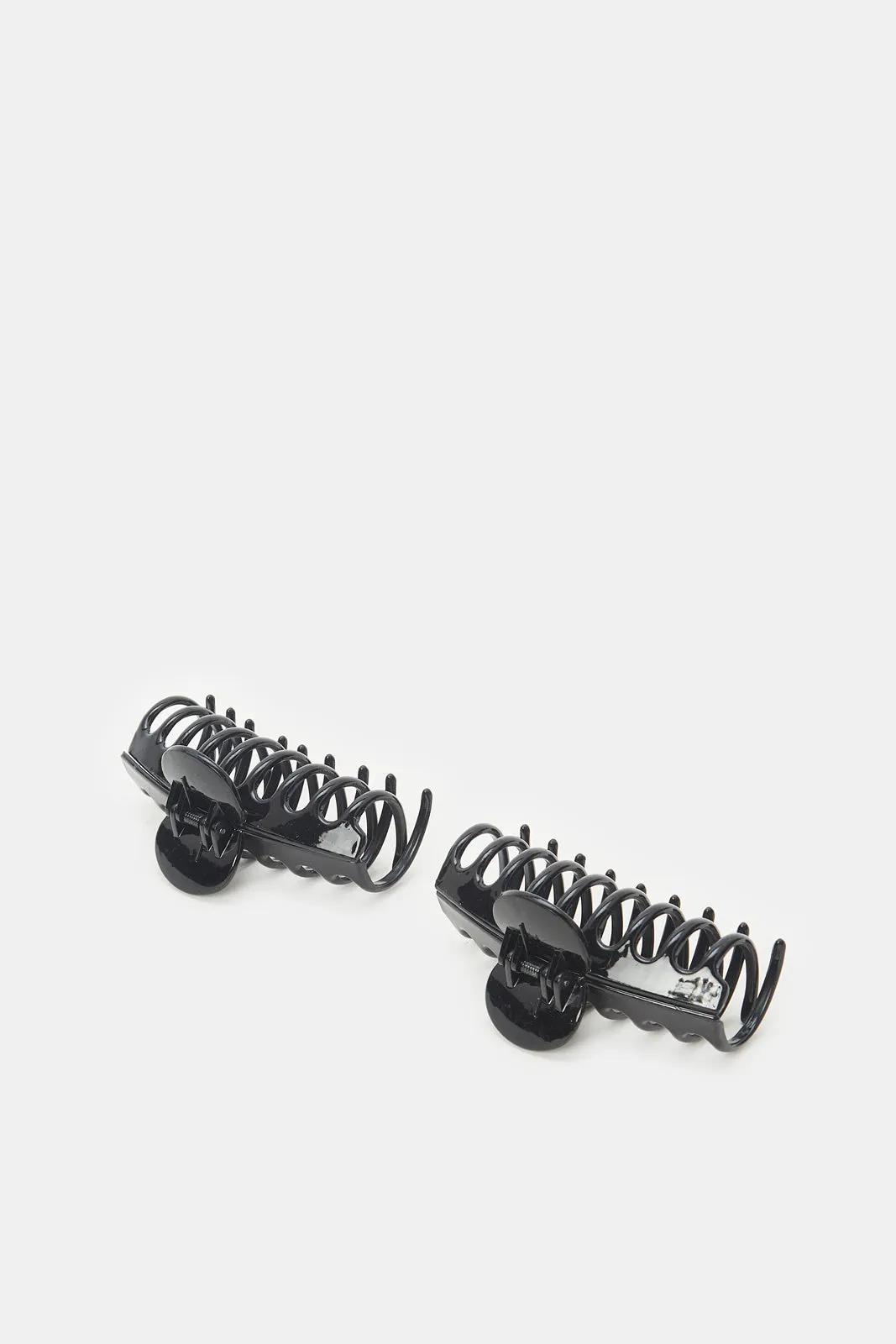 Women Black Hair Claw Set (Pack of 2) sold by Redtag product image thumbnail 2