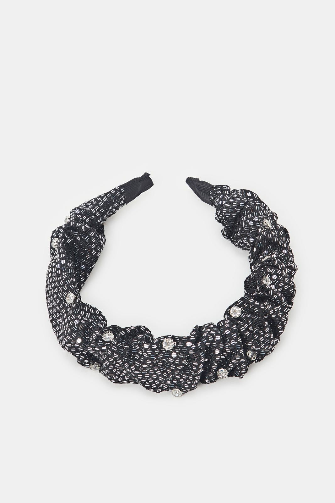 Women Black Diamante Headband sold by Redtag