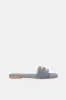 Women Blue Embellished Mule sold by Redtag