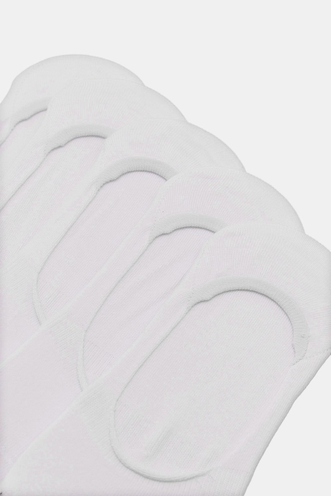 Women White Invisible Socks Set (5 pairs) sold by Redtag product image thumbnail 3