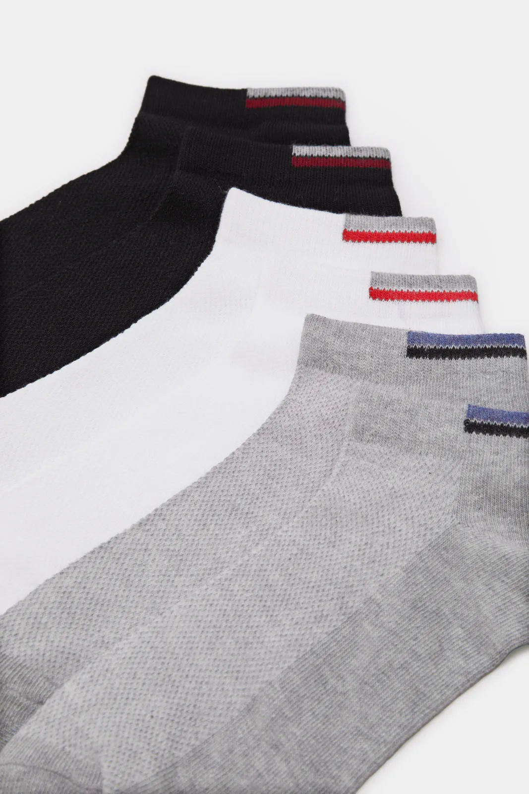 Men Assorted Ankle Socks (3 Pairs) sold by Redtag product image thumbnail 3