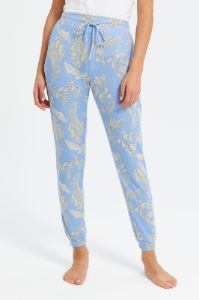 Women Blue Printed Pajama Bottom sold by Redtag
