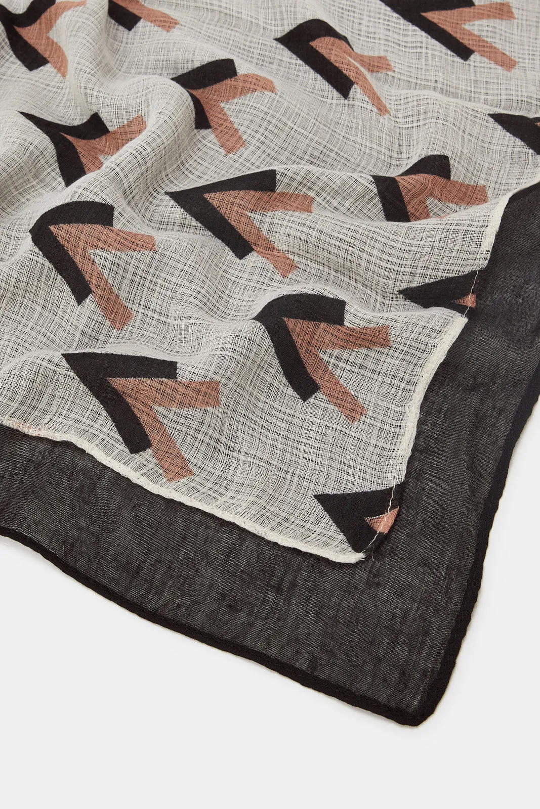 Women Assorted Plain And Printed Scarf Set (Pack Of 2) sold by Redtag product image thumbnail 3