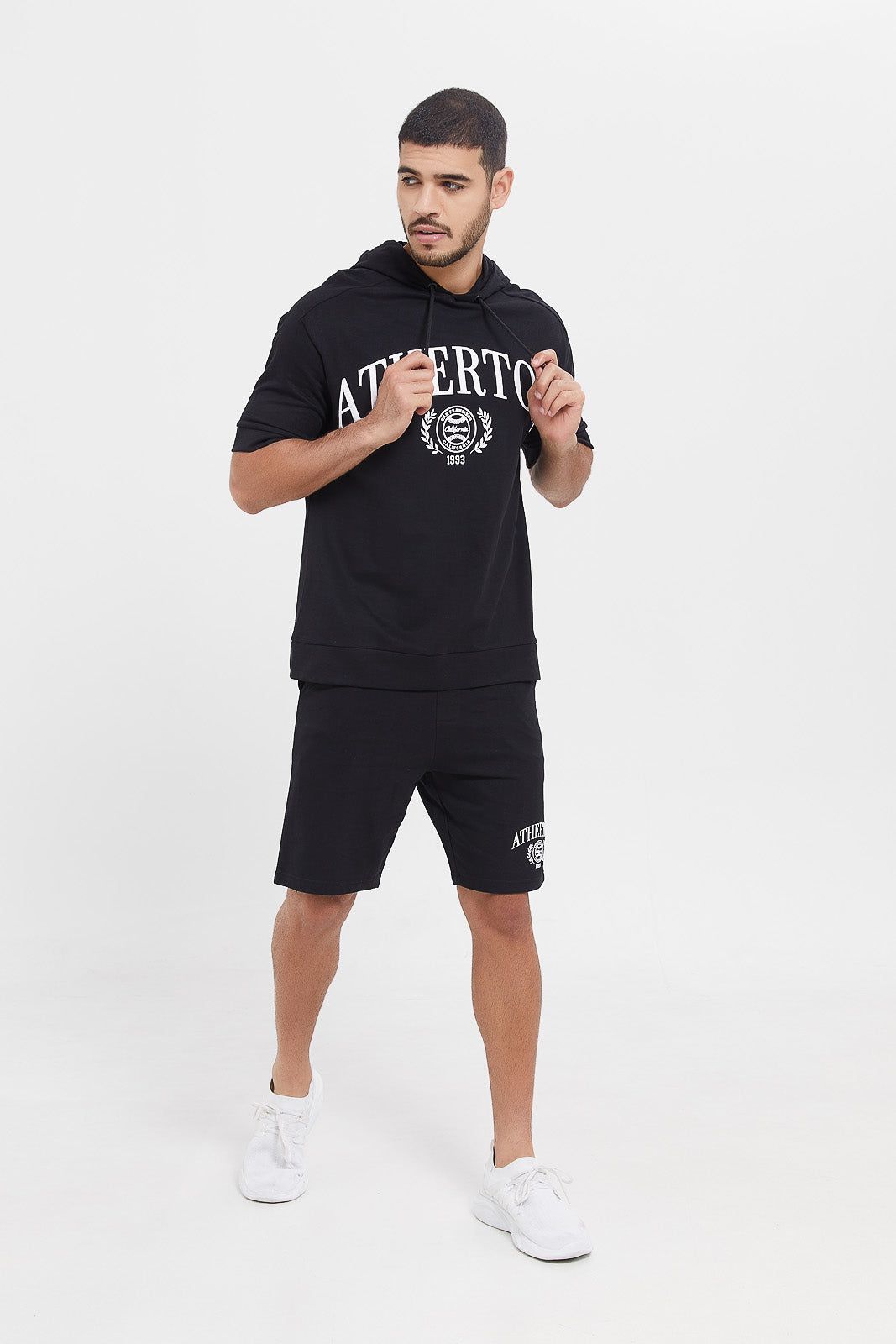 Men Black Lounge Hoodie sold by Redtag product image thumbnail 2