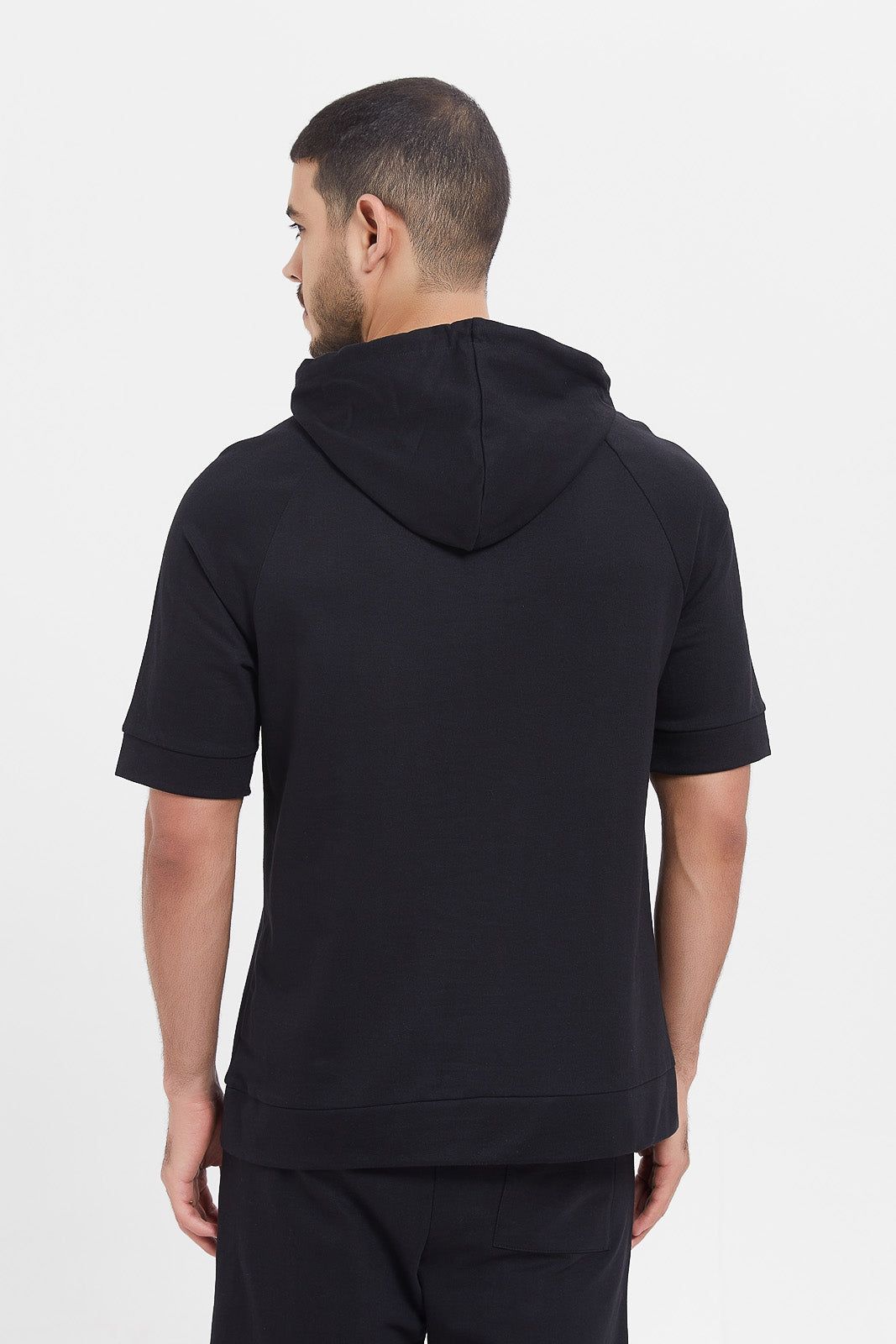 Men Black Lounge Hoodie sold by Redtag product image thumbnail 3