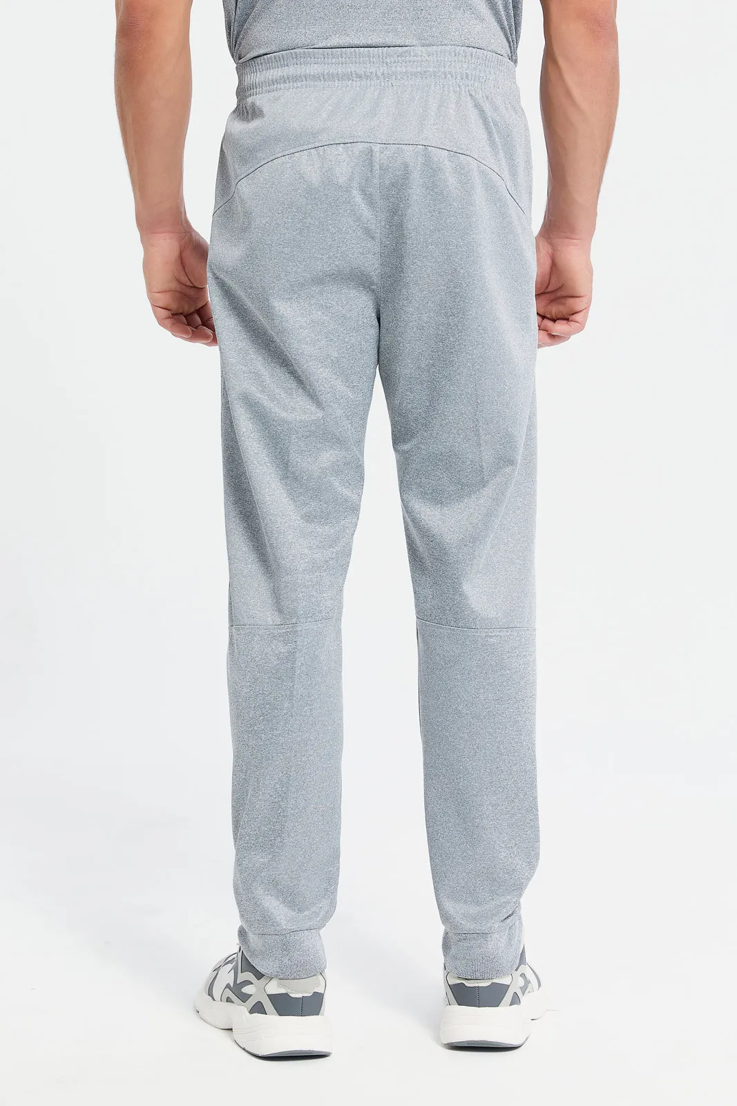 Men Grey Side Print Active Pants sold by Redtag product image thumbnail 3