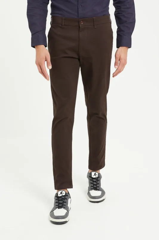 Men Brown Chino Trouser sold by Redtag