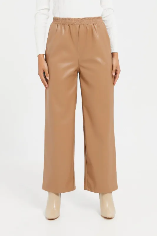 Women Beige Trouser sold by Redtag