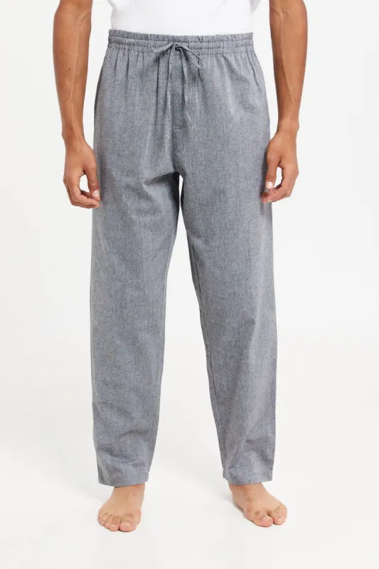 Men Navy Plain Pyjama Bottom sold by Redtag