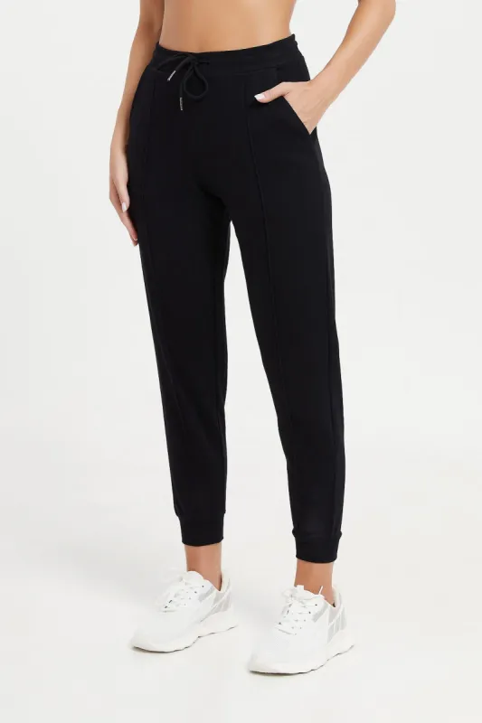 Women Black Active Pants sold by Redtag