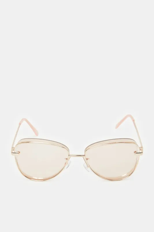 Women Black Solid Cat Eye Sunglasses sold by Redtag
