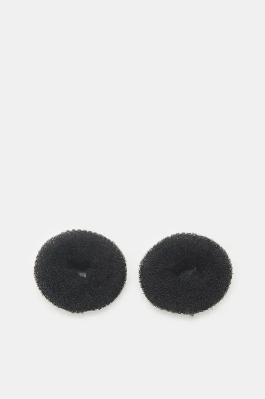 Women Black Solid Elastic Set (2 Piece) sold by Redtag