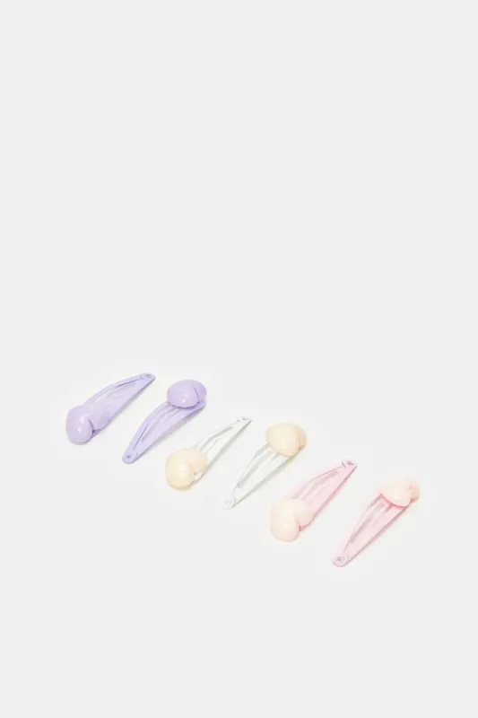 Women Assorted Embellished Hair Clip Set (6 Piece) sold by Redtag