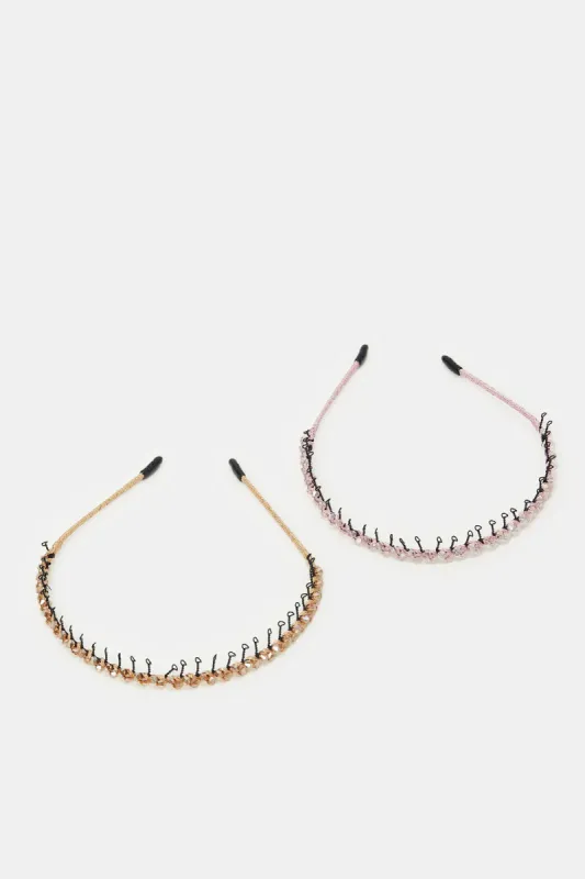 Womens Embellished Head Band Set (2 Piece) sold by Redtag