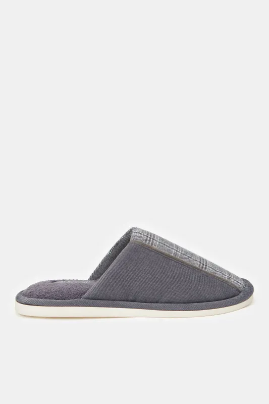 Men Grey Mule Slipper sold by Redtag