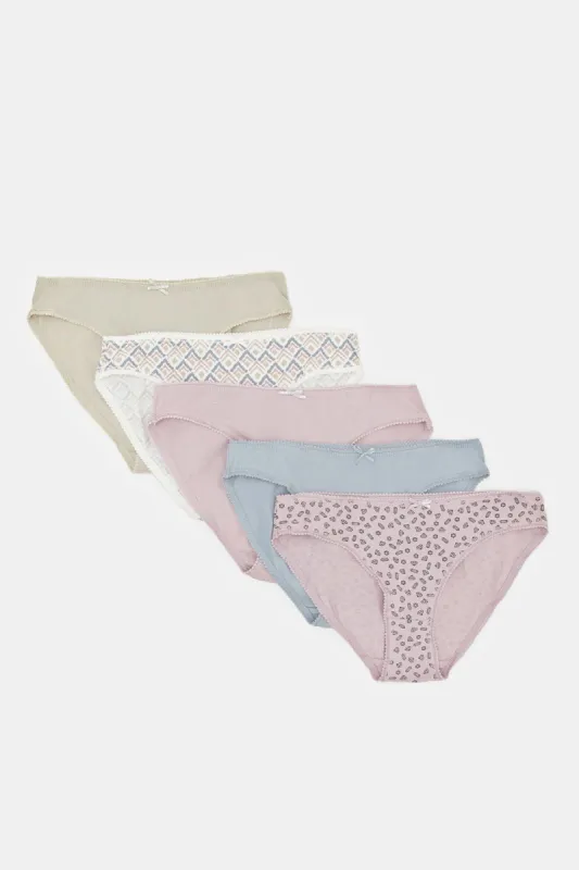 Women Assorted Bikini Briefs (Pack of 5) sold by Redtag