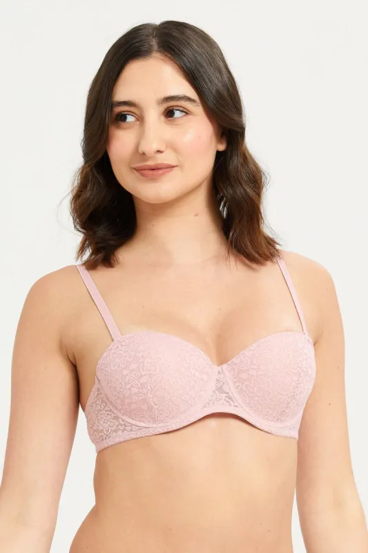 Women Assorted Lace Balconette Bras (Pack of 3) sold by Redtag