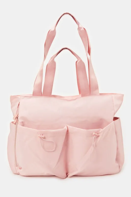 Women Pink Hold All Bag sold by Redtag