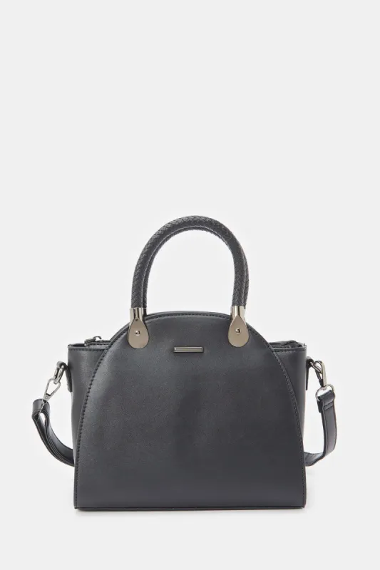 Women Black Embellished Day Bag sold by Redtag